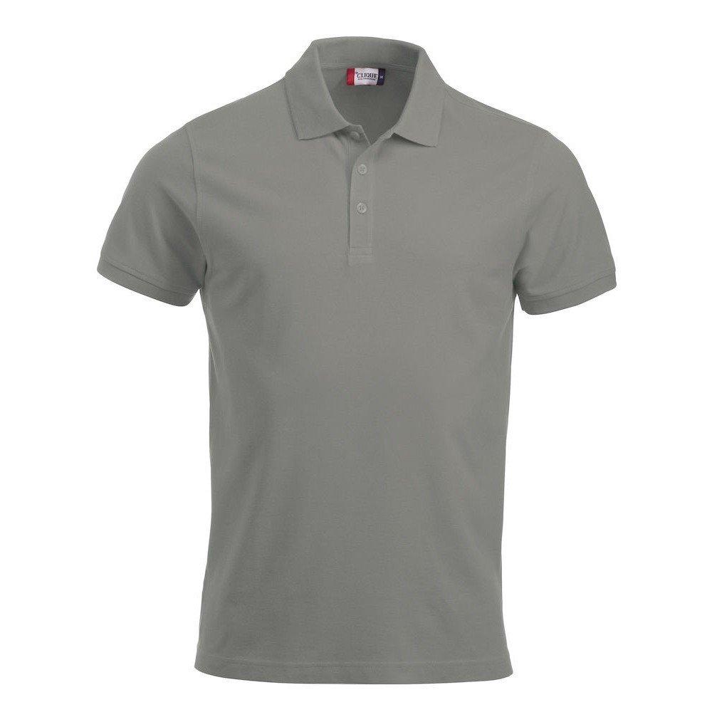 Classic Lincoln Poloshirt Herren Silber M von Clique