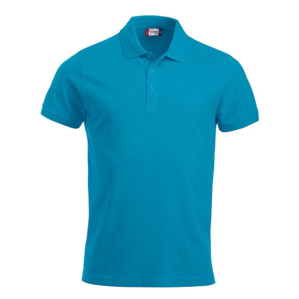 Classic Lincoln Poloshirt Herren Türkisblau M von Clique