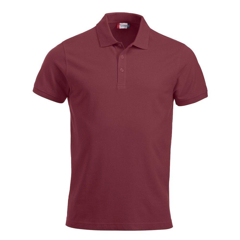 Classic Lincoln Poloshirt Herren Weinrot L von Clique