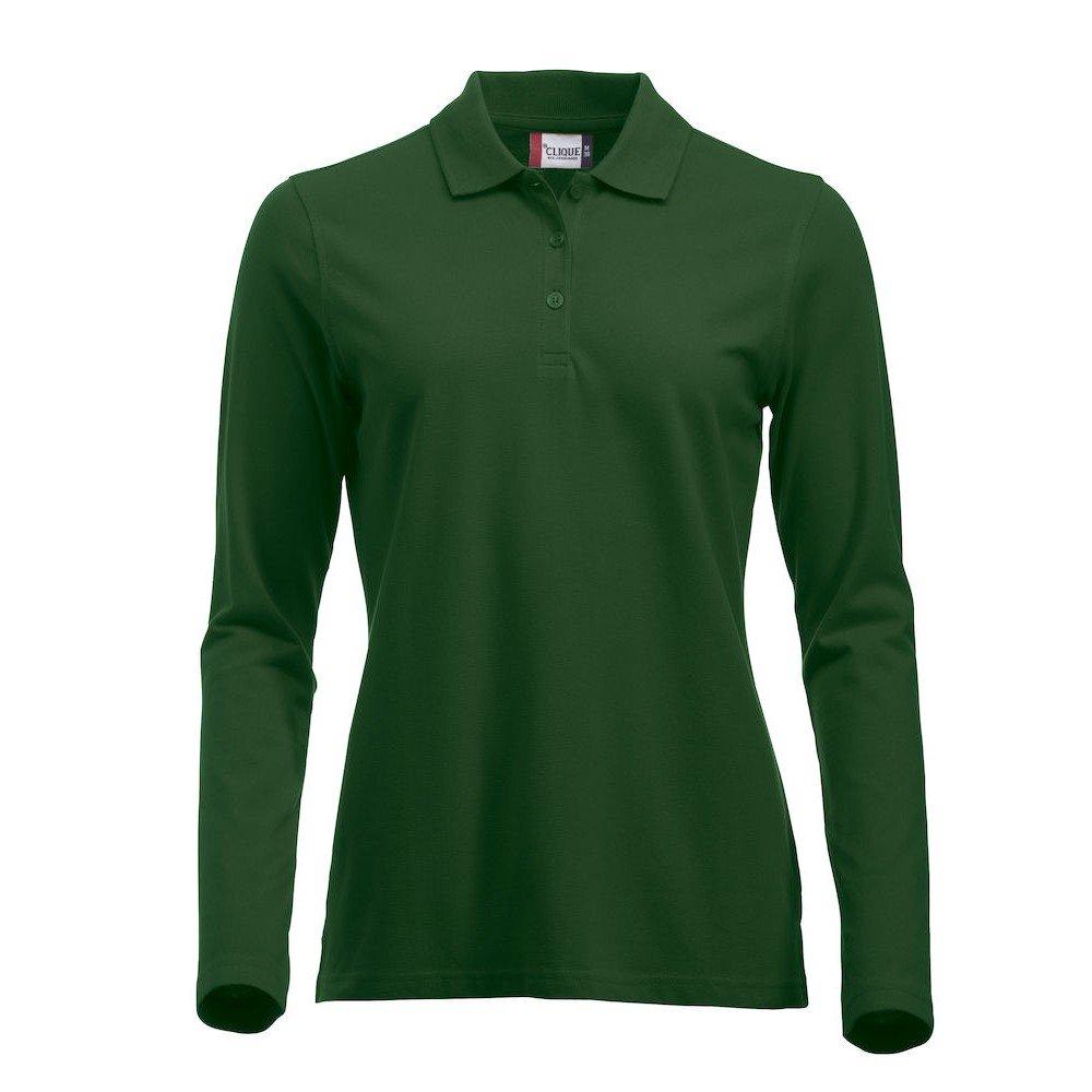 Classic Marion Poloshirt Langärmlig Damen Grün XS von Clique