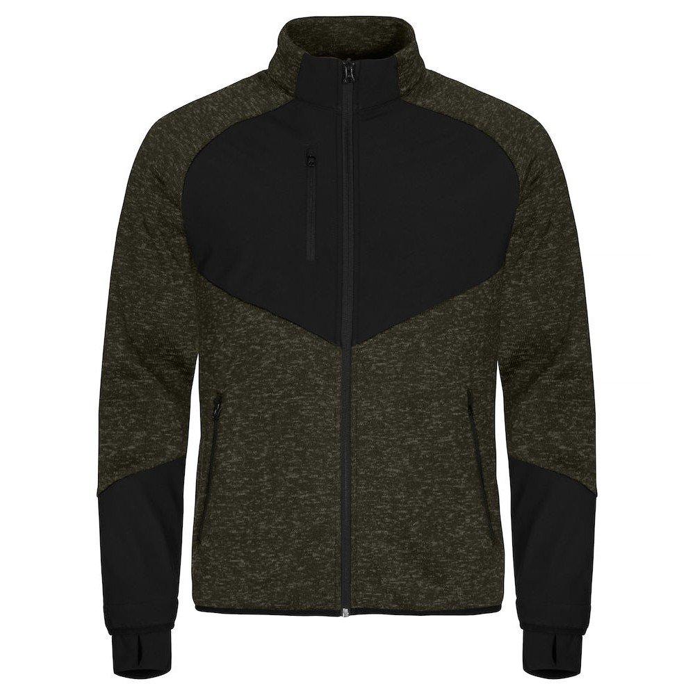 Haines Fleecejacke Herren Dunkelgrün L von Clique