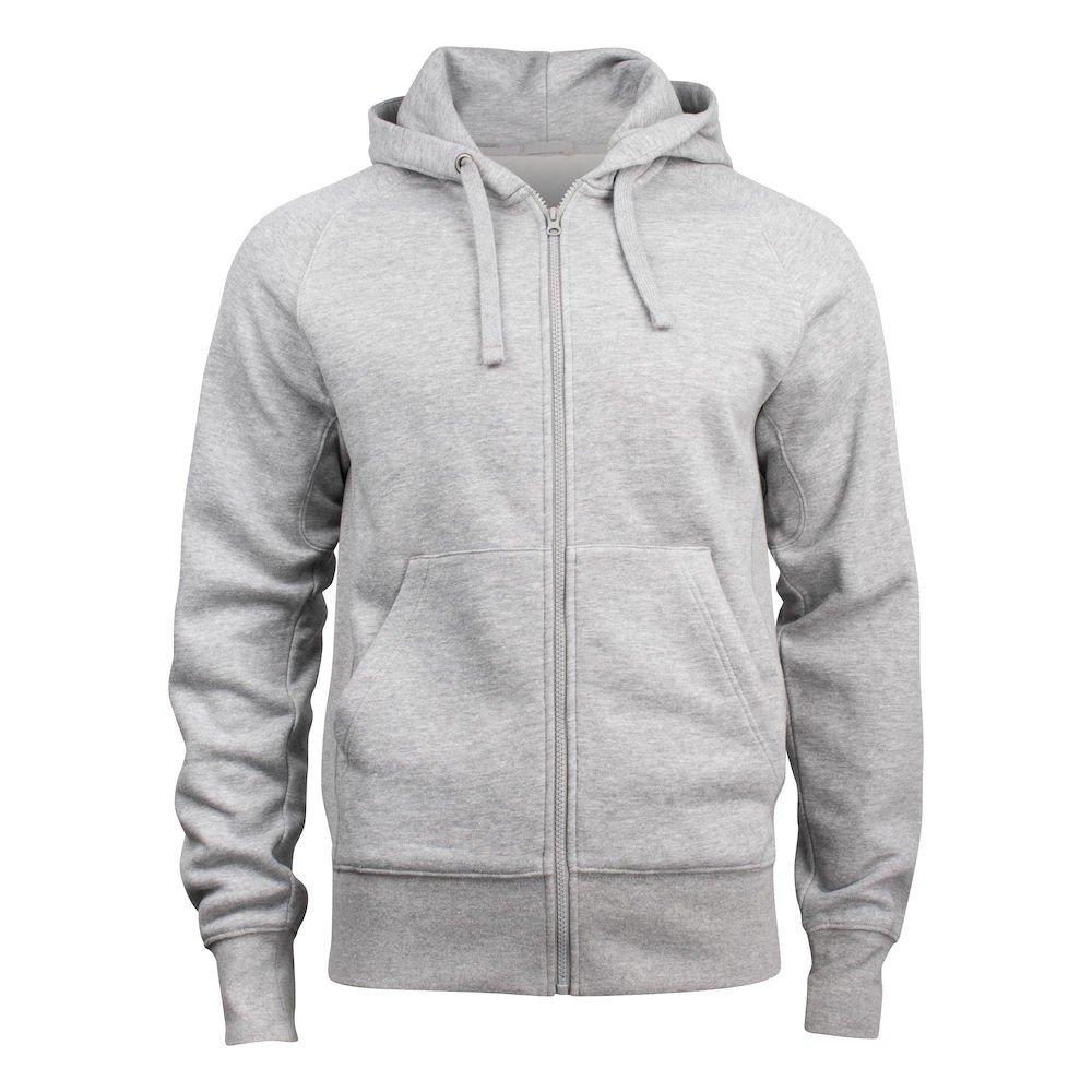 Harper Hoodie Mit Durchgehendem Reißverschluss Damen Grau S von Clique