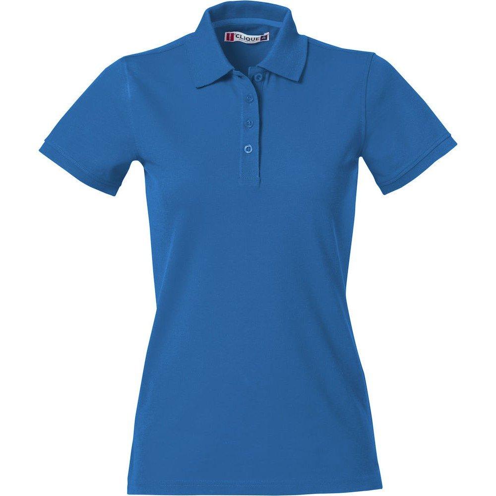 Heavy Premium Poloshirt Damen Königsblau M von Clique