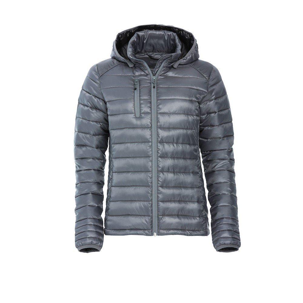 Hudson Steppjacke Damen Grau L von Clique