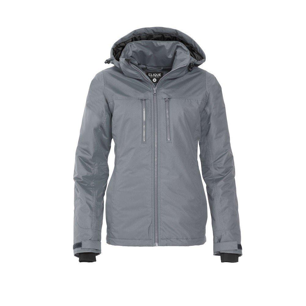 Kingslake Jacke, Wasserfest Damen Grau S von Clique