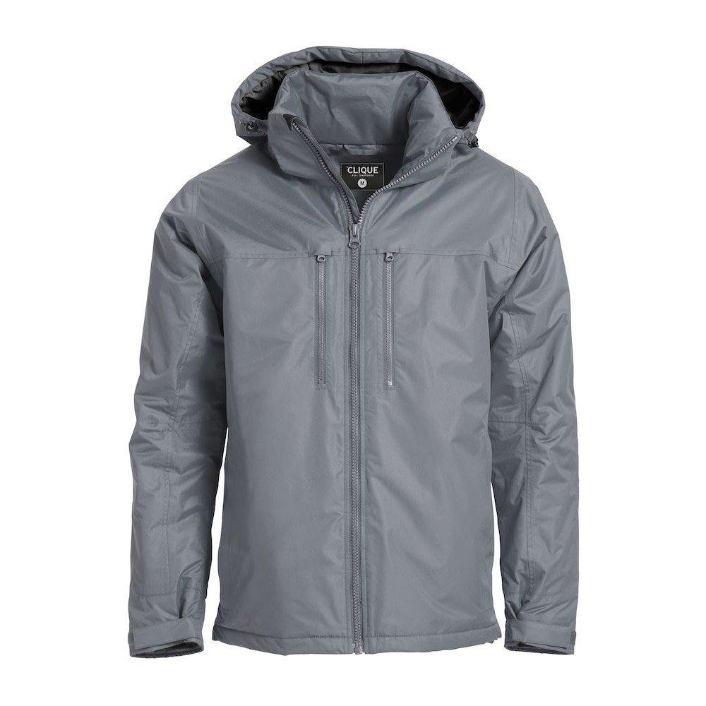 Kingslake Jacke, Wasserfest Herren Grau L von Clique