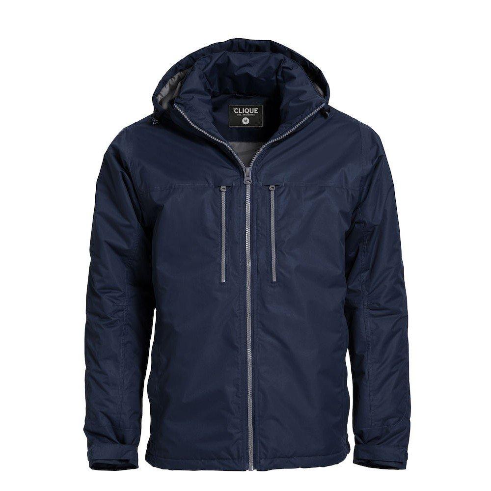 Kingslake Jacke, Wasserfest Herren Marine XL von Clique