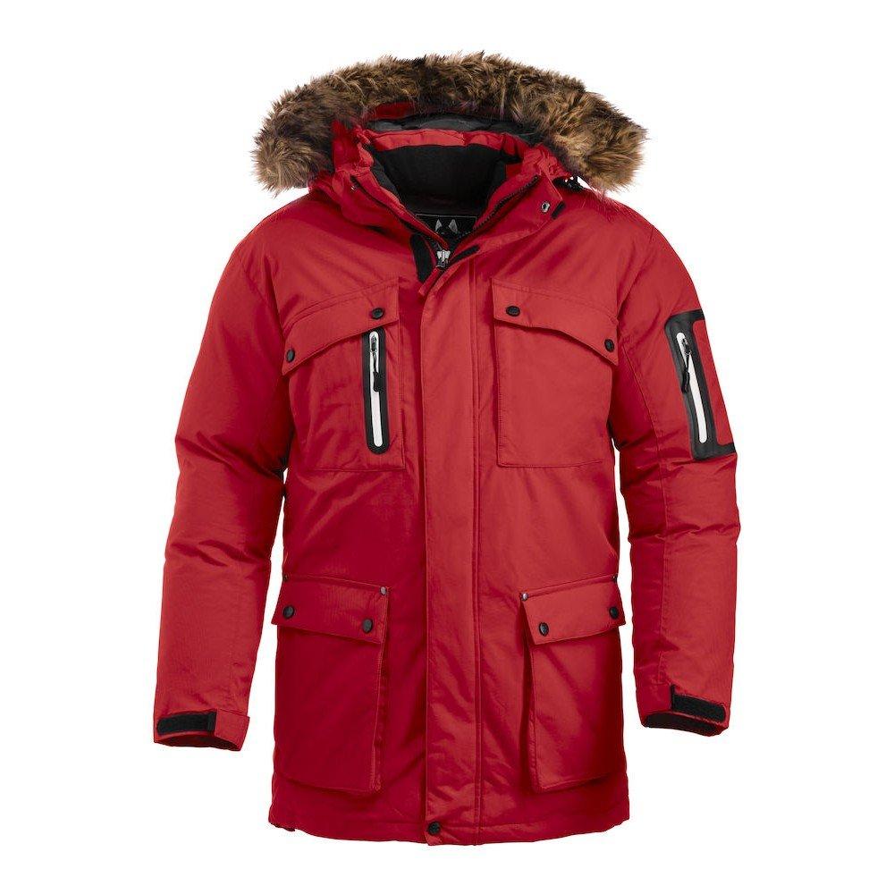 Malamute Parka Damen Rot Bunt 3XL von Clique