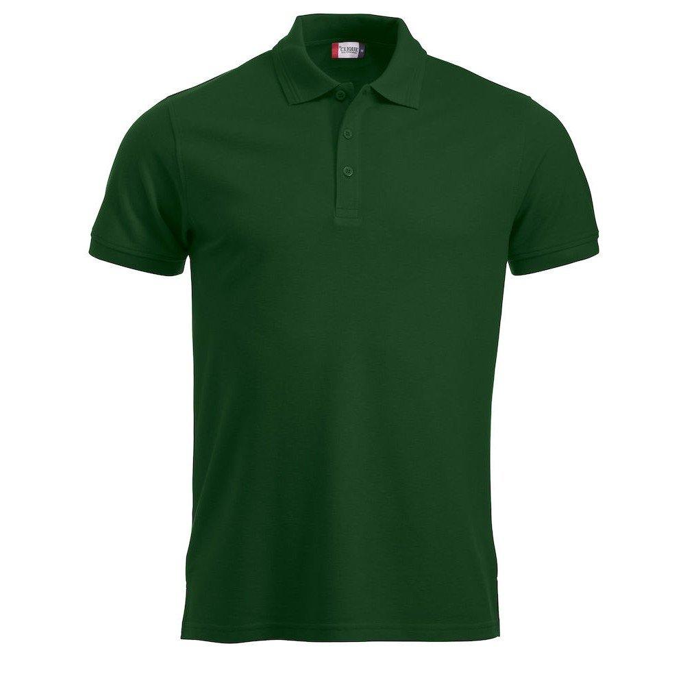 Manhattan Poloshirt Herren Grün L von Clique