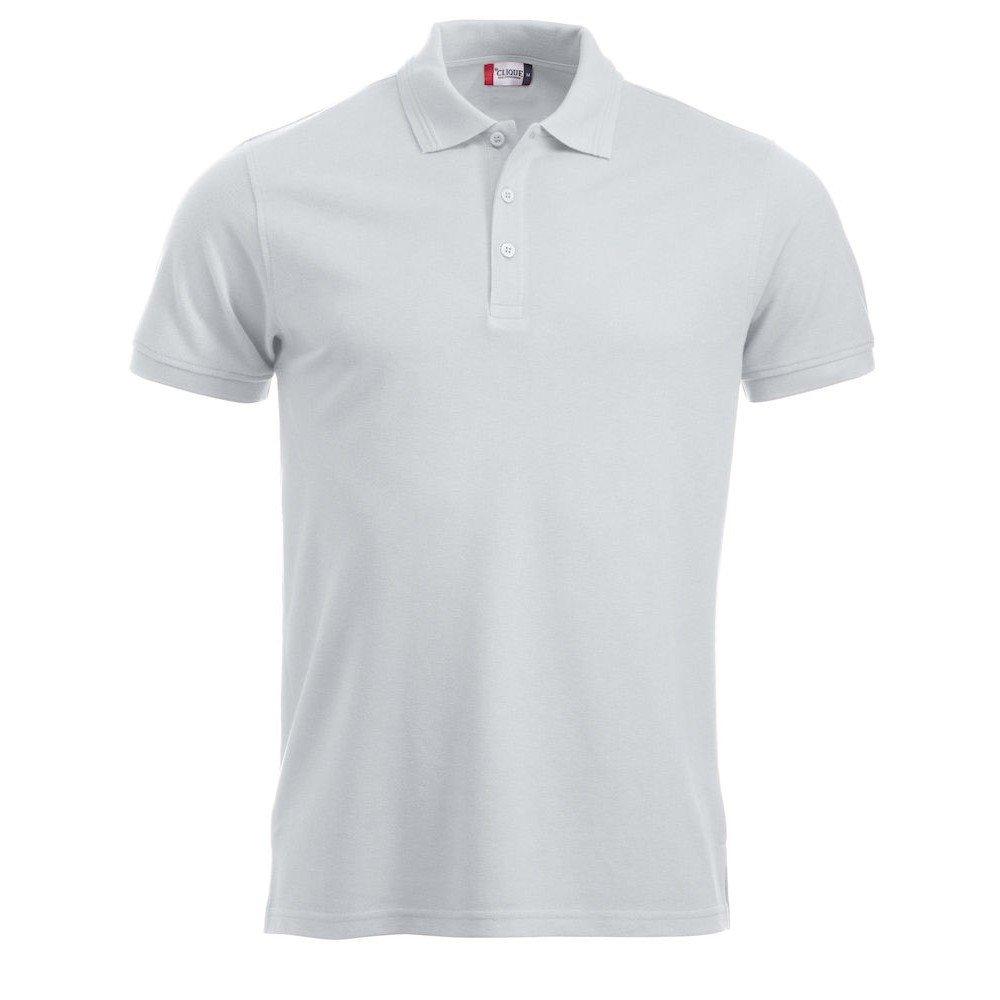 Manhattan Poloshirt Herren Weiss XXL von Clique