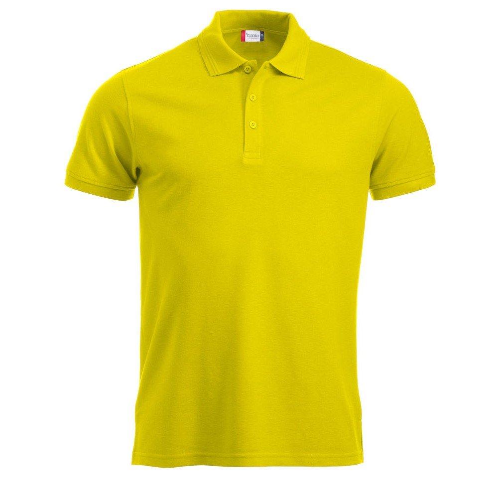 Manhattan Poloshirt Sichtbarkeit Herren Gelb Bunt L von Clique