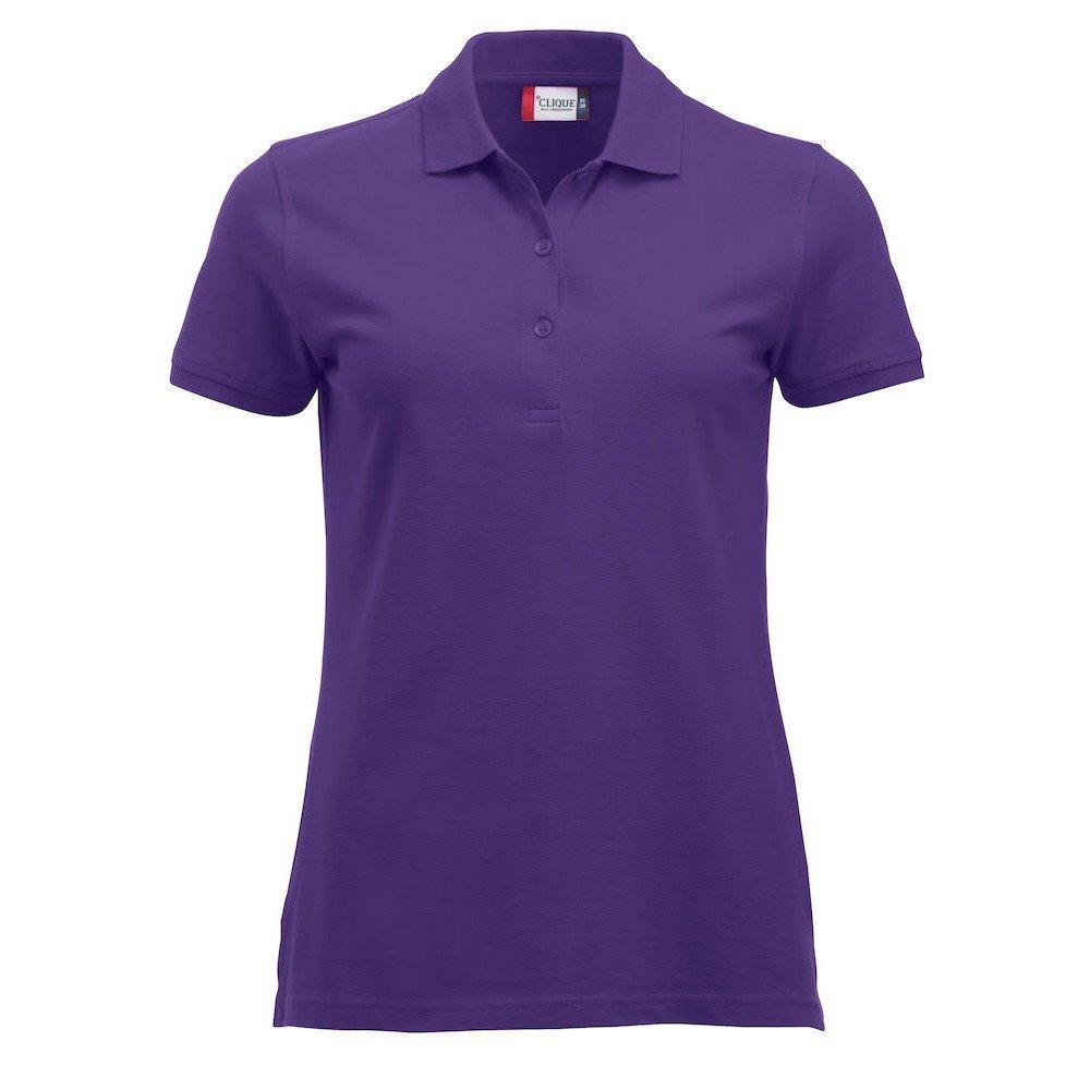 Marion Poloshirt Damen Flieder L von Clique