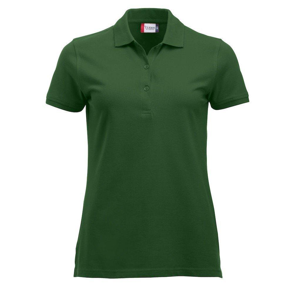 Marion Poloshirt Damen Grün S von Clique