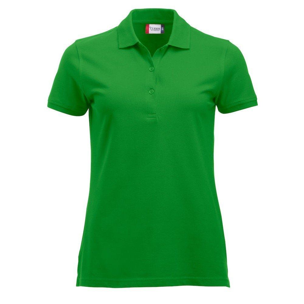 Marion Poloshirt Damen Grün S von Clique