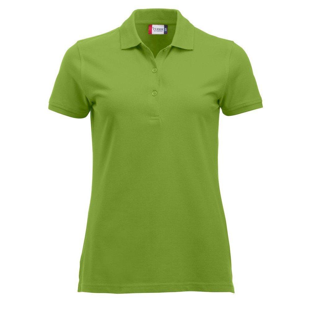 Marion Poloshirt Damen Hellgrün S von Clique