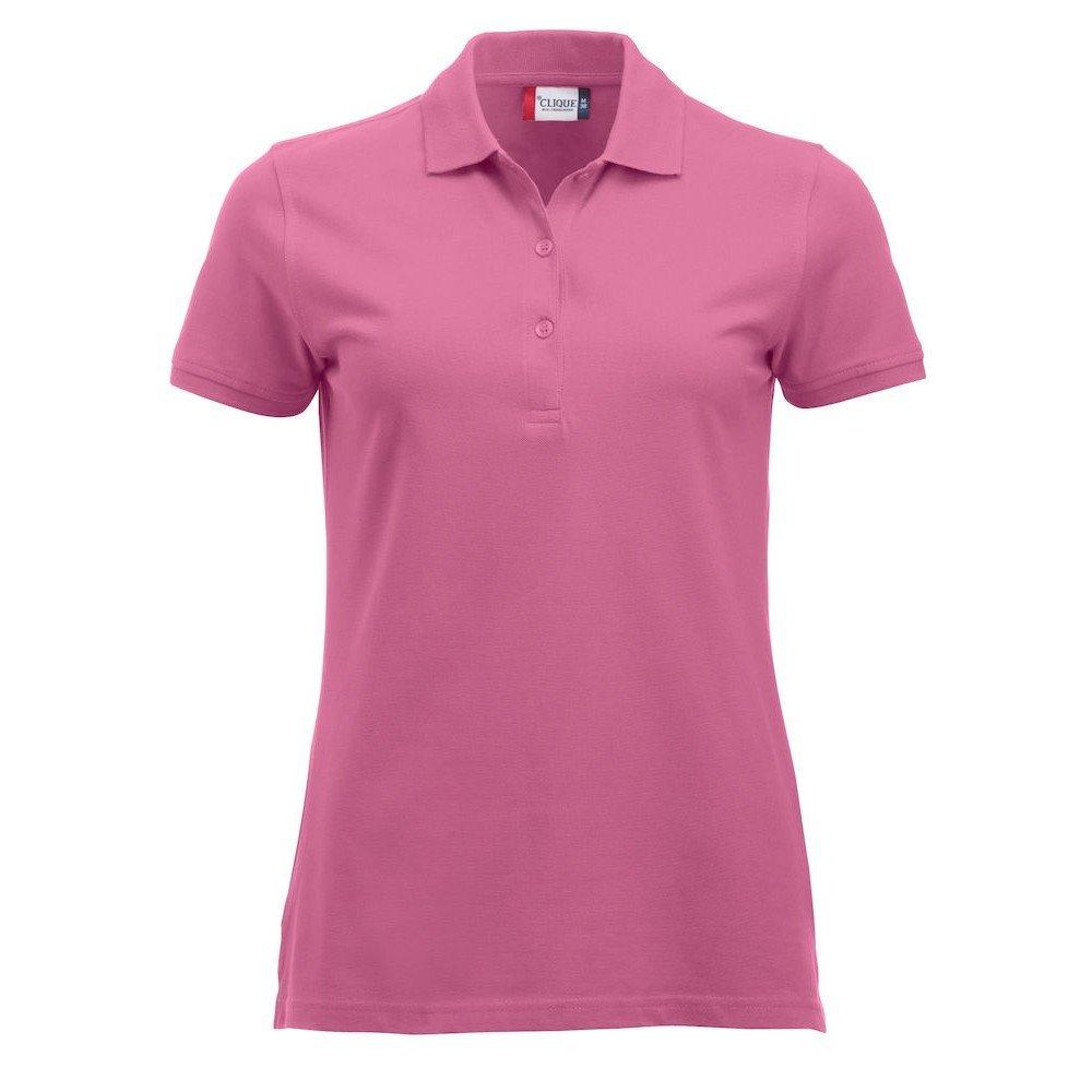 Marion Poloshirt Damen Hellrosa M von Clique