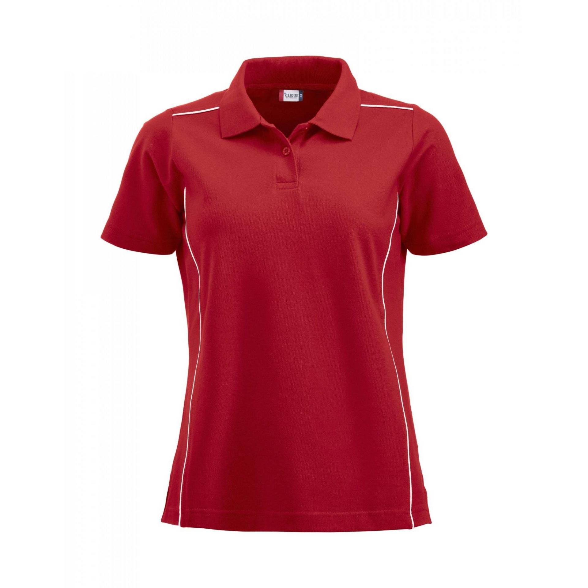 New Alpena Poloshirt Damen Rot Bunt L von Clique