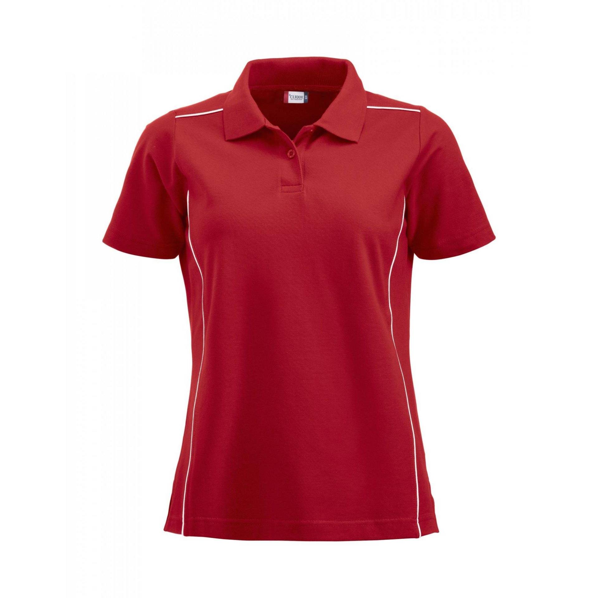 New Alpena Poloshirt Damen Rot Bunt S von Clique