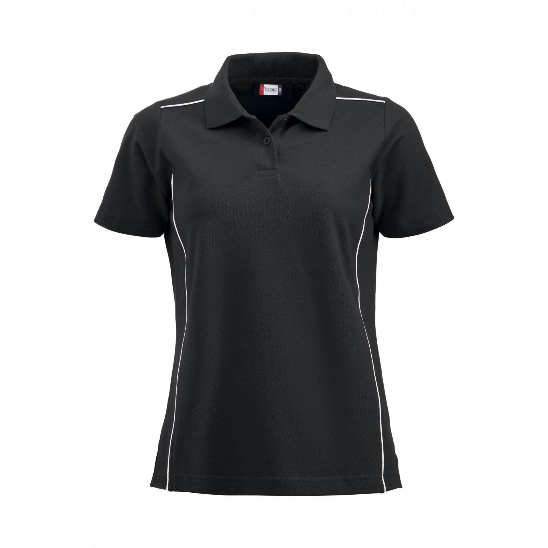 New Alpena Poloshirt Damen Schwarz XXL von Clique