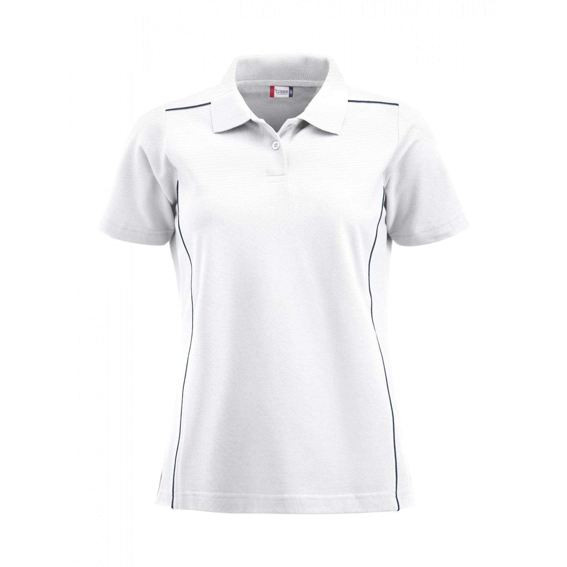 New Alpena Poloshirt Damen Weiss S von Clique