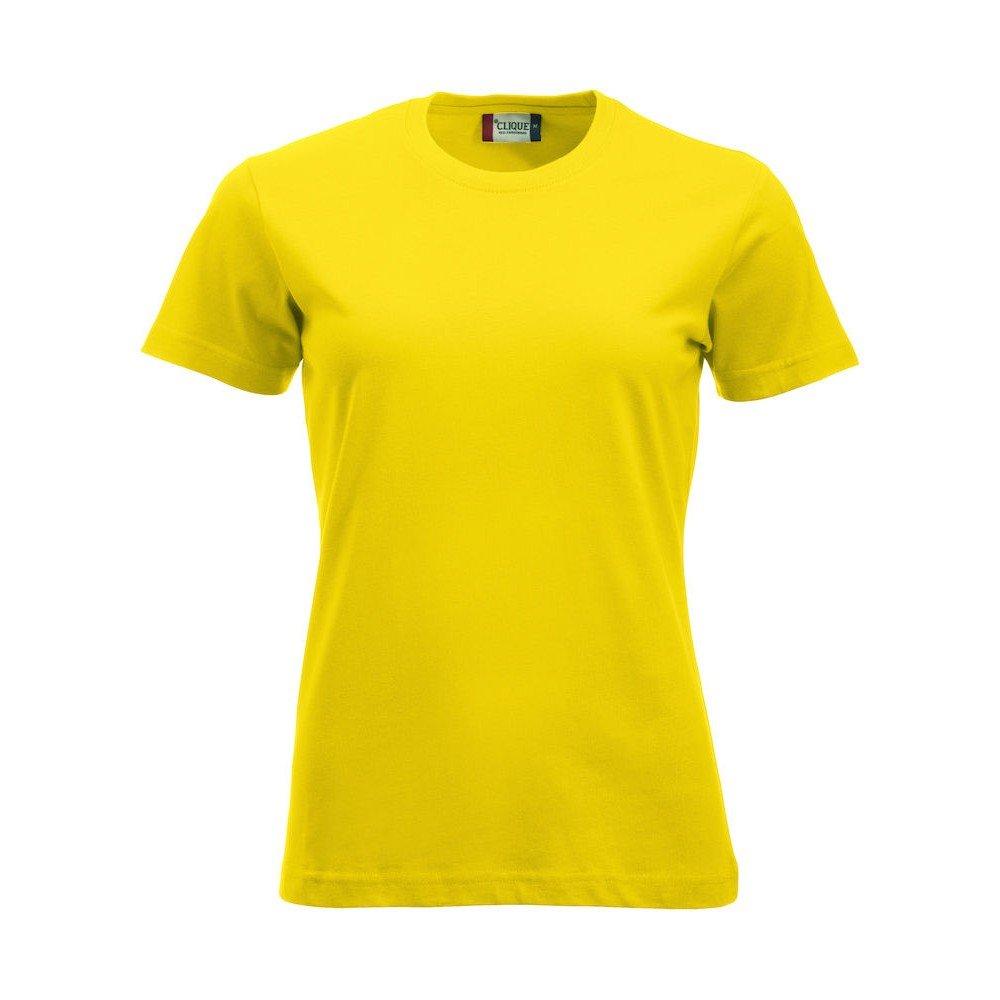 New Classic Tshirt Damen Gelb Bunt M von Clique