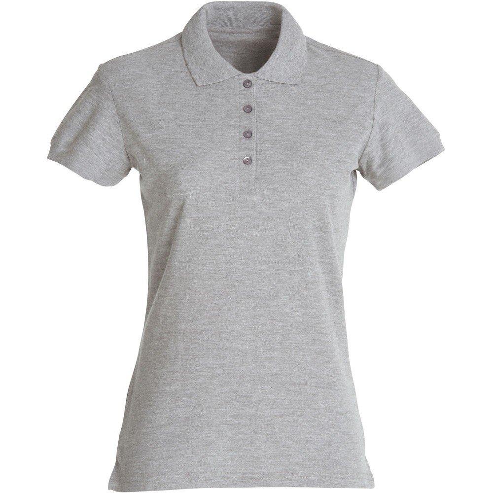 Poloshirt Damen Grau M von Clique