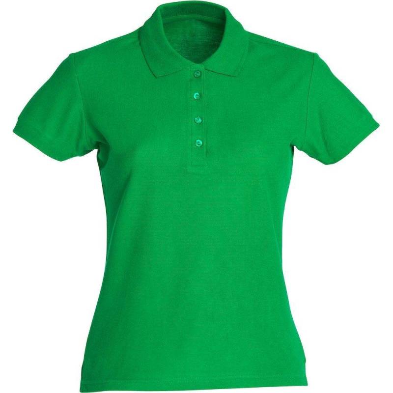 Poloshirt Damen Grün L von Clique