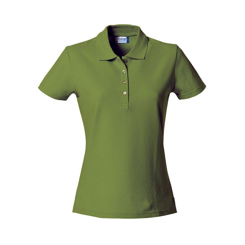 Poloshirt Damen Grün M von Clique
