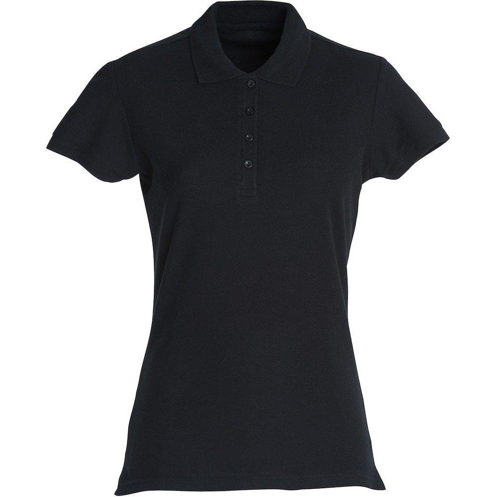 Poloshirt Damen Schwarz XL von Clique
