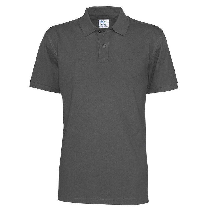 Poloshirt Herren Charcoal Black L von Clique