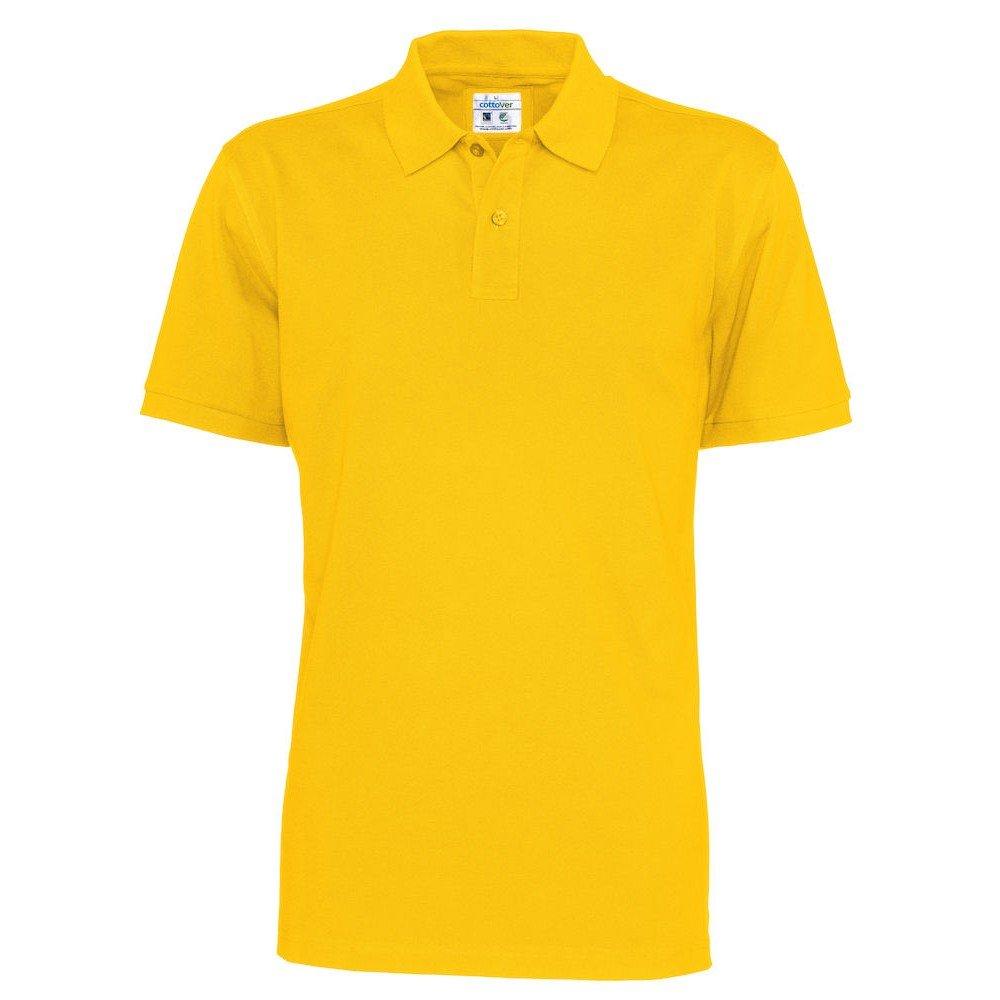 Poloshirt Herren Gelb M von Clique