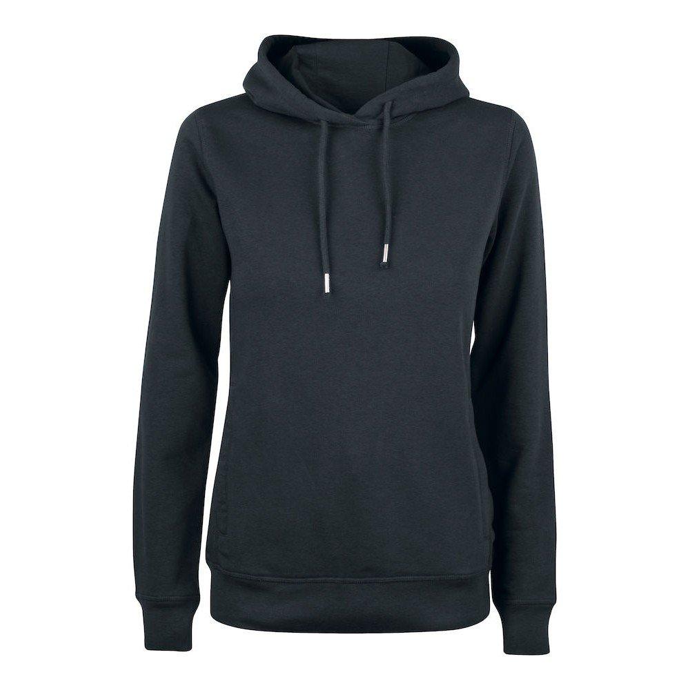 Premium Kapuzenpullover Damen Schwarz S von Clique