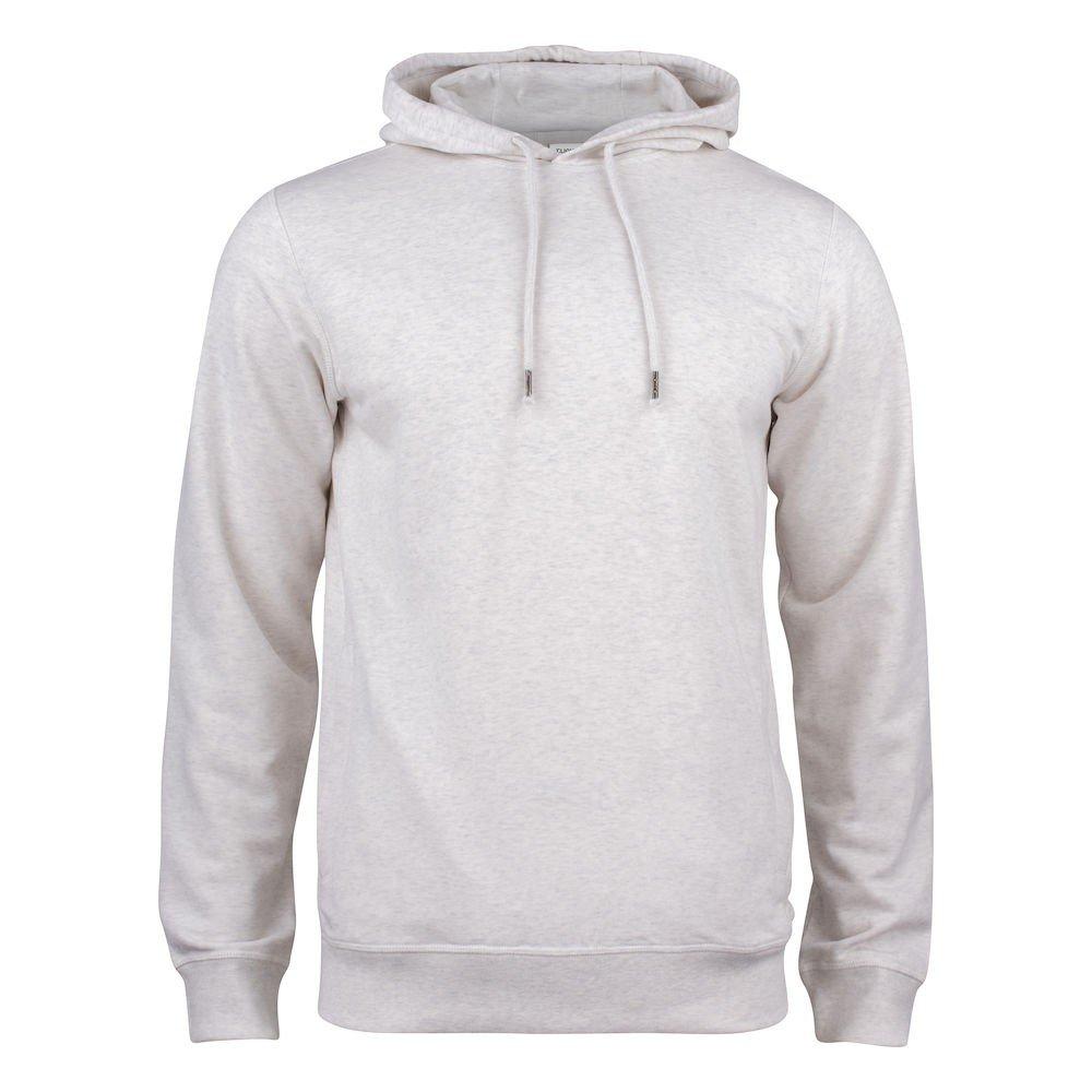 Premium Kapuzenpullover Herren Weiss Bunt L von Clique