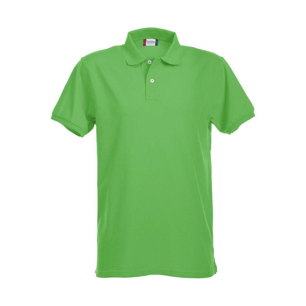 Premium Poloshirt Damen Grün S von Clique