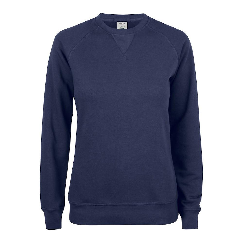 Premium Sweatshirt Rundhalsausschnitt Damen Marine XL