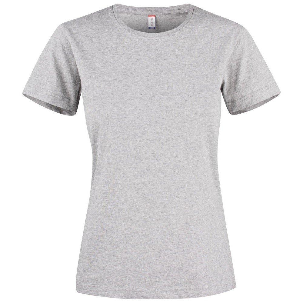 Premium Tshirt Damen Grau L von Clique
