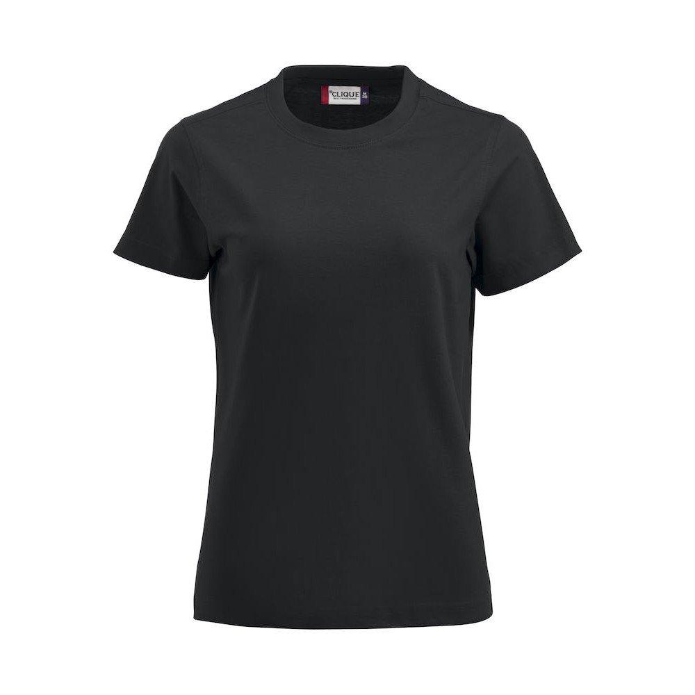 Premium Tshirt Damen Schwarz XL von Clique