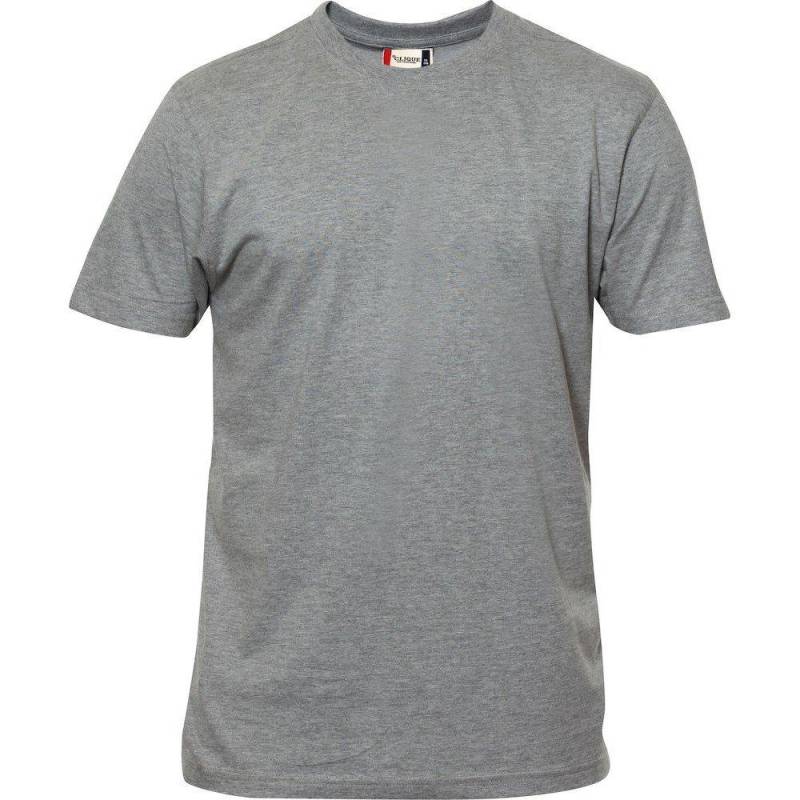 Premium Tshirt Herren Grau S von Clique