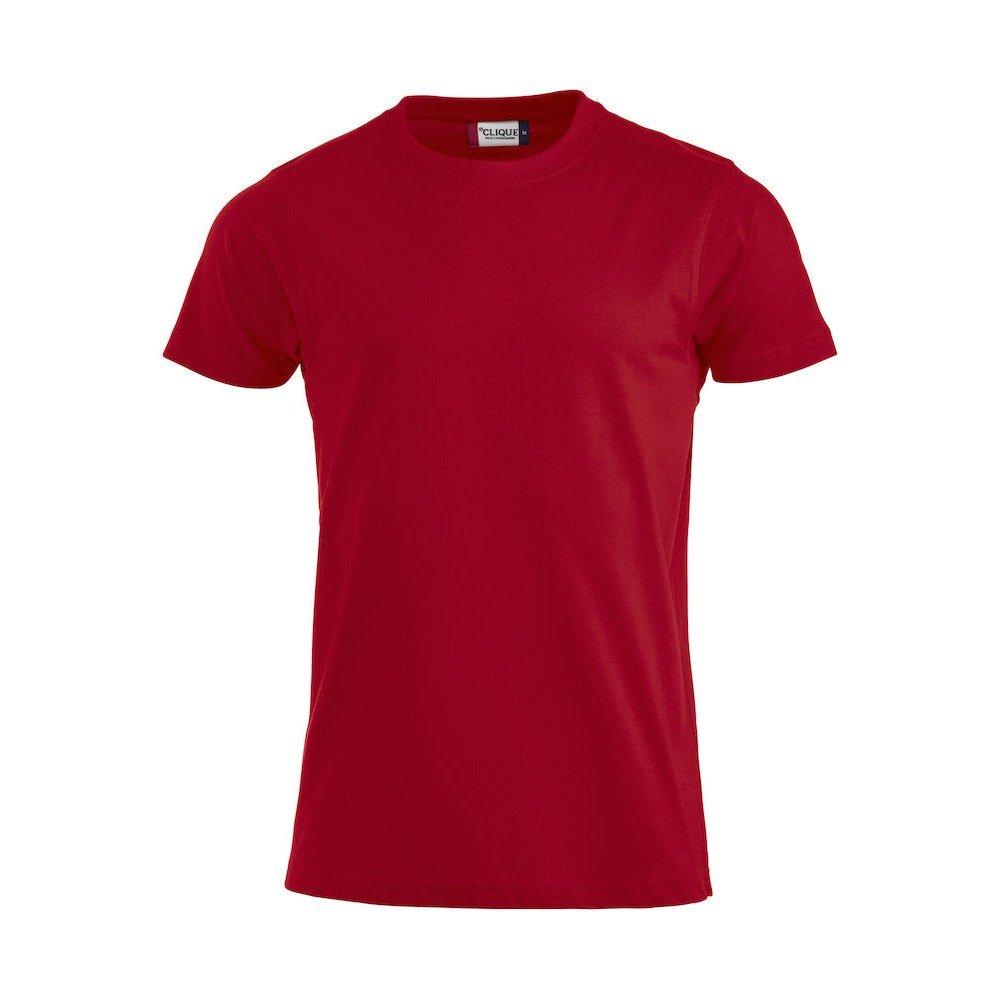Premium Tshirt Herren Rot Bunt S von Clique