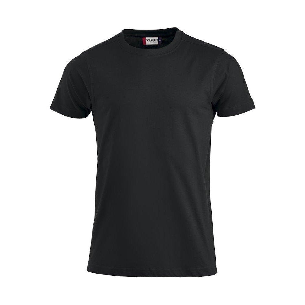 Premium Tshirt Herren Schwarz XL von Clique