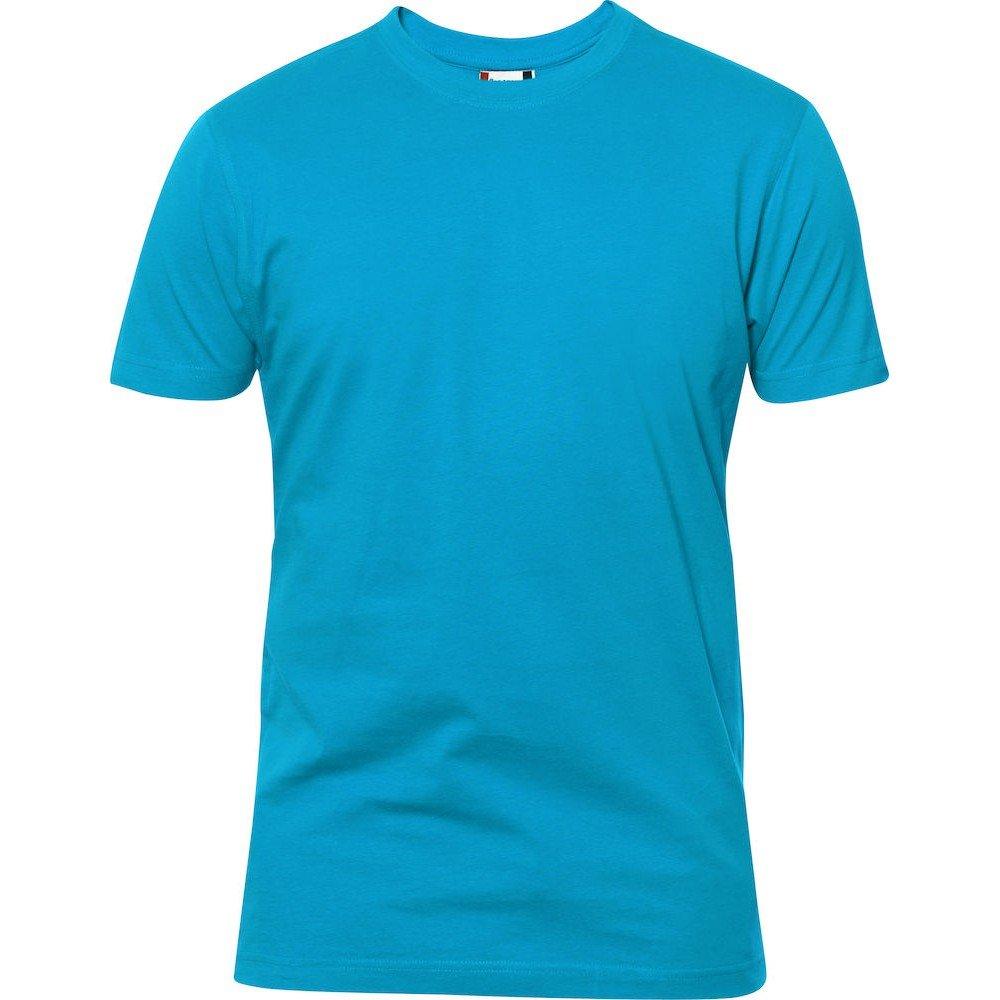 Premium Tshirt Herren Türkisblau M von Clique