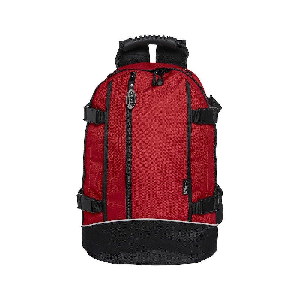 Rucksack, Kontrast Herren Rot Bunt ONE SIZE von Clique