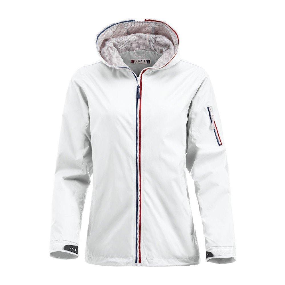 Seabrook Kapuzenjacke Damen Weiss L von Clique