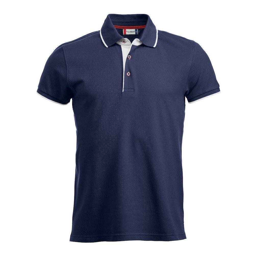 Seattle Poloshirt Herren Marine L von Clique