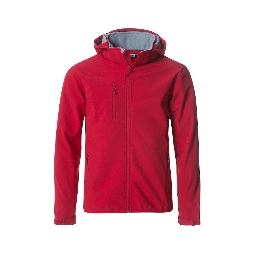 Softshelljacke Herren Rot Bunt M von Clique