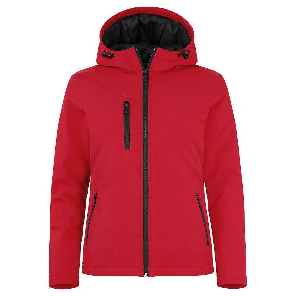 Softshelljacke Wattiert Damen Rot Bunt XS von Clique