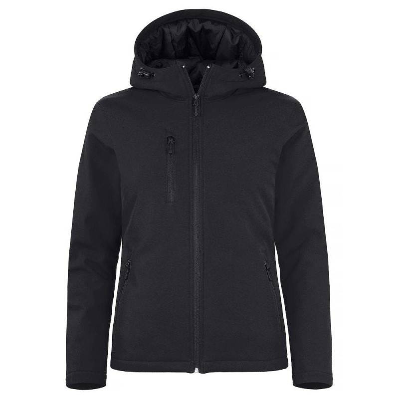 Softshelljacke Wattiert Damen Schwarz XXL von Clique