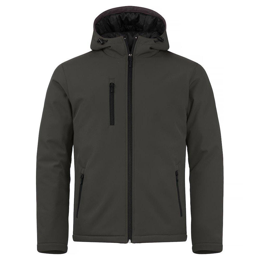 Softshelljacke Wattiert Herren Grau 3XL von Clique