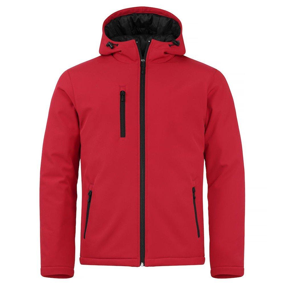 Softshelljacke Wattiert Herren Rot Bunt L von Clique