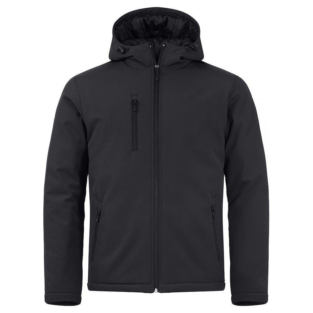 Softshelljacke Wattiert Herren Schwarz 3XL von Clique